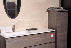 INK aspect meubel 120 cm met spiegel en half hoge kast